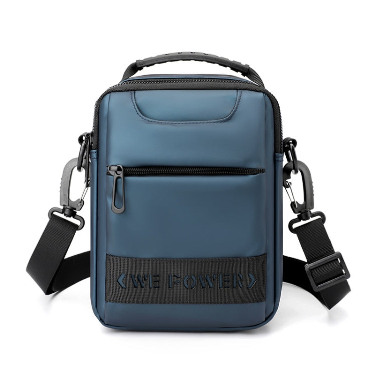 WEPOWER Simple Men Messenger Bag Can Wear Belt Hanging Bag Handheld Shoulder Bag(Dark Blue) - Crossbody Bags by WEPOWER | Online Shopping South Africa | PMC Jewellery