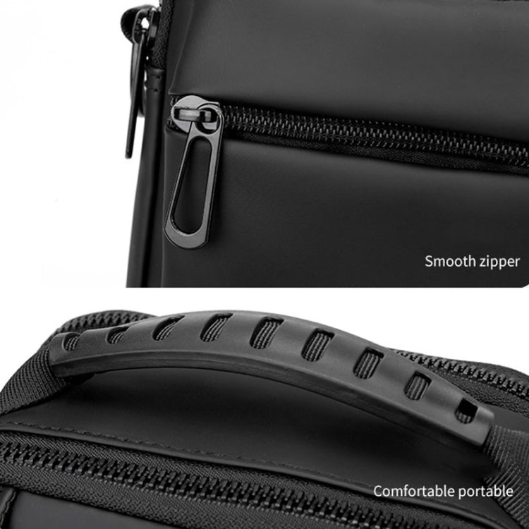 WEPOWER Simple Men Messenger Bag Can Wear Belt Hanging Bag Handheld Shoulder Bag(Dark Blue) - Crossbody Bags by WEPOWER | Online Shopping South Africa | PMC Jewellery