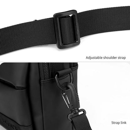 WEPOWER Simple Men Messenger Bag Can Wear Belt Hanging Bag Handheld Shoulder Bag(Dark Blue) - Crossbody Bags by WEPOWER | Online Shopping South Africa | PMC Jewellery