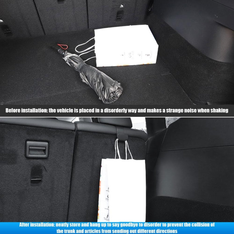 For Tesla Model Y 1pair Rear Trunk Hook Bag Umbrella Hanger - free shipping - PMC TechLife - Order now!