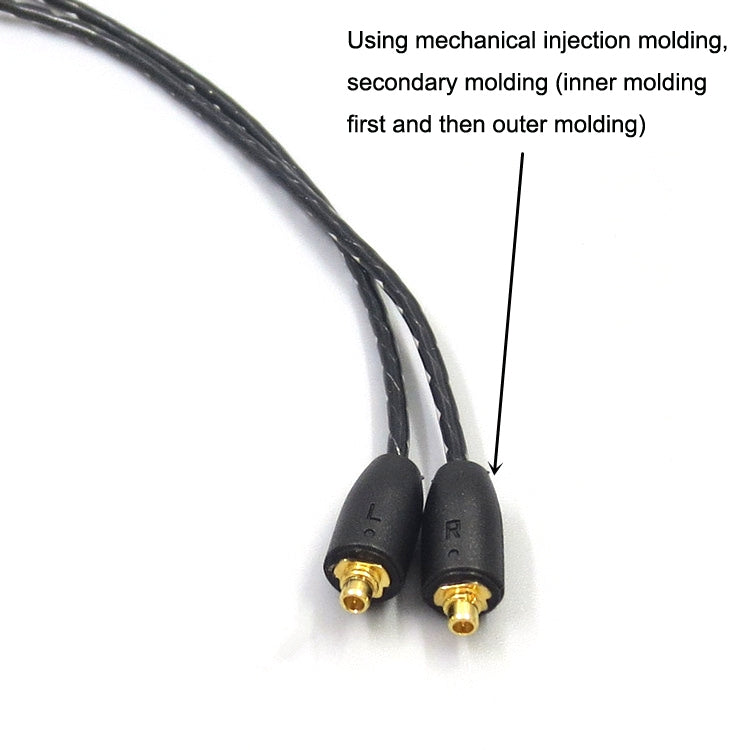 1.2m For Shure MMCX / SE215 / SE535 / SE846 / UE900 Volume Adjustment Headphone Cable(Red) - Headset Accessories by PMC TechLife | Online Shopping South Africa | PMC TechLife | Buy Now Pay Later Mobicred