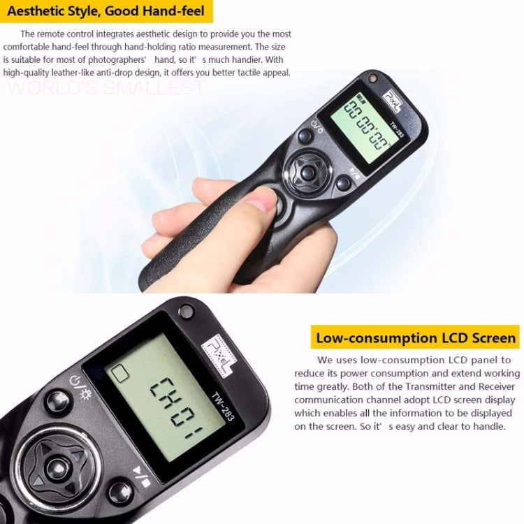 For Sony S2 Pixel TW283 Shutter Wireless Delay Remote Control SLR Shutter Flasher - free shipping - PMC TechLife - Order now!