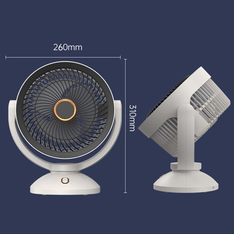 Desktop Air Circulation Upright Night Light Fan Household Rotatable Turbo Fan, Style: Plug-in Model - Electric Fans by PMC Jewellery | Online Shopping South Africa | PMC Jewellery | Buy Now Pay Later Mobicred