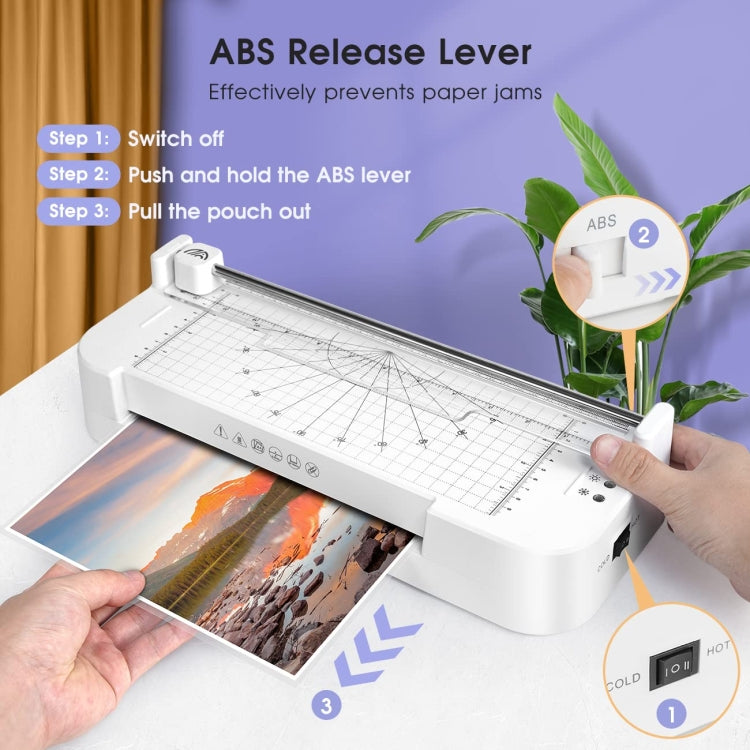 FN336  A4/A5/A6 Laminating Machine Lamination Thickness Within 0.5mm(EU Plug) - Photo Film Covering Machine by PMC TechLife | Online Shopping South Africa | PMC TechLife | Buy Now Pay Later Mobicred
