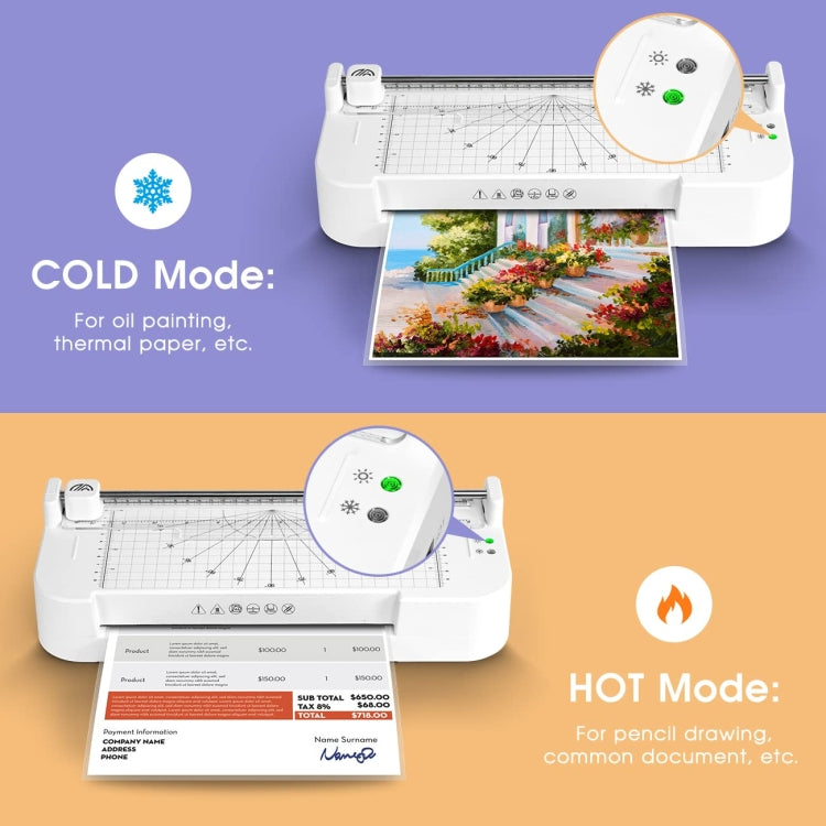 FN336  A4/A5/A6 Laminating Machine Lamination Thickness Within 0.5mm(EU Plug) - Photo Film Covering Machine by PMC TechLife | Online Shopping South Africa | PMC TechLife | Buy Now Pay Later Mobicred