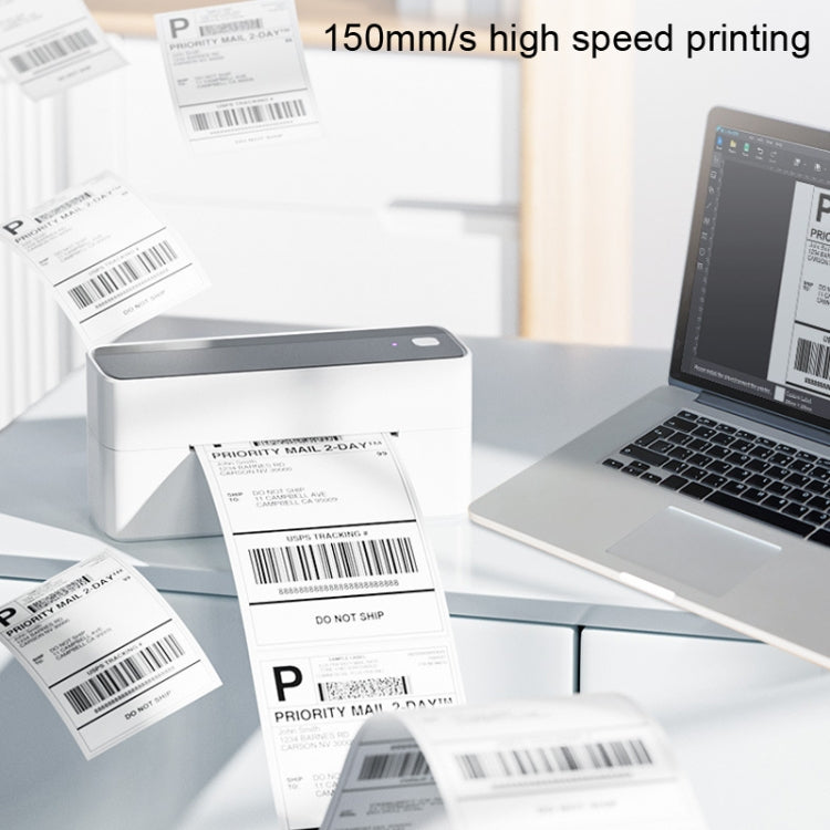Phomemo PM241-BT Bluetooth Address Label Printer Thermal Shipping Package Label Maker, Size: US(Black White) - free shipping - PMC TechLife - Order now!