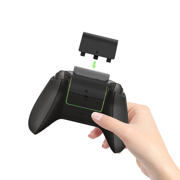 For Xbox One 5pcs Wireless Controller Battery Cover Replacement Battery Doors(Black) - XBOX Spare Parts by PMC TechLife | Online Shopping South Africa | PMC TechLife