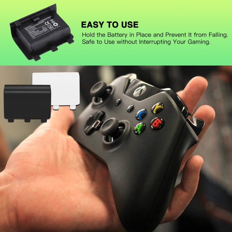 For Xbox One 5pcs Wireless Controller Battery Cover Replacement Battery Doors(Black) - XBOX Spare Parts by PMC TechLife | Online Shopping South Africa | PMC TechLife