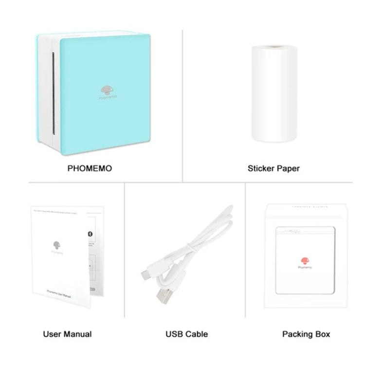 Phomemo M02-BK Pocket Small Bluetooth Portable Photo Thermal Label Wrong Question Printer - free shipping - PMC Jewellery - Order now!