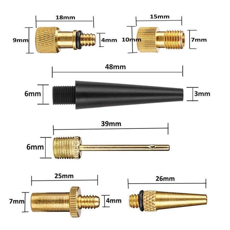 12 in 1 SV/AV/DV Bicycle Valve Adapter Set Bike Ball Pump Accessories - free shipping - PMc TechLife - Order now!