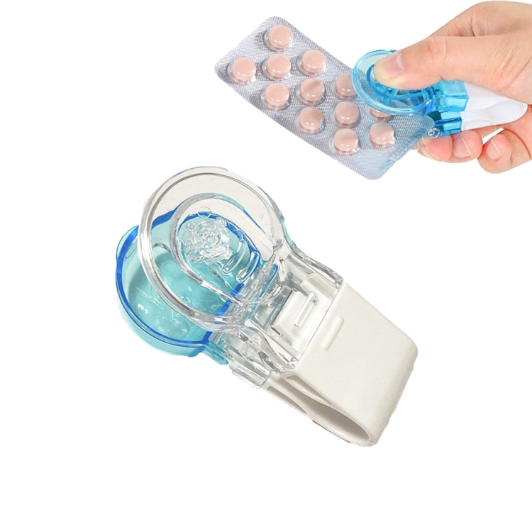 Portable Pill Taker Tablets Pills Blister Pack Opener Pills Box Case(Transparent) - Pill Boxes by PMC TechLife | Online Shopping South Africa | PMC TechLife
