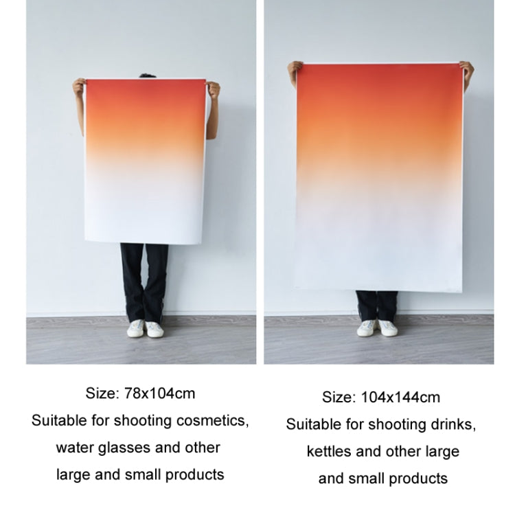 78x106cm Gradient Background Paper Photography Portrait Photo Props(Sunset) - Gradient Color by PMC TechLife | Online Shopping South Africa | PMC TechLife | Buy Now Pay Later Mobicred