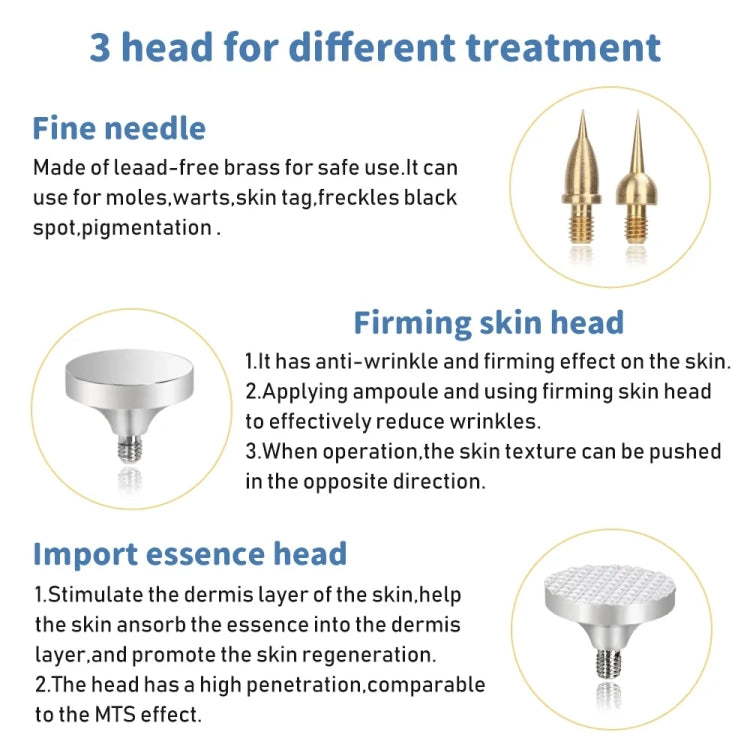 Spot Mole Pen Spot Removal Instrument Home Beauty Instrument, Spec: Charging Model EU Plug(White) - free shipping - PMC TechLife - Order now!