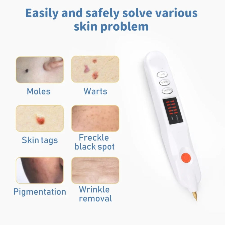 Spot Mole Pen Spot Removal Instrument Home Beauty Instrument, Spec: AU Plug-in Model(Silver) - free shipping - PMC TechLife - Order now!