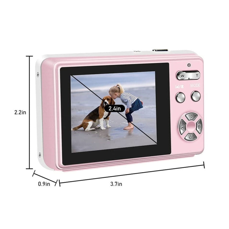 2.4 Inch IPS Screen 40 Million Pixel Digital Camera 16X Digital Zoom Video Macro Portable Camera(Pink Standard) - Children Cameras by PMC TechLife | Online Shopping South Africa | PMC TechLife | Buy Now Pay Later Mobicred