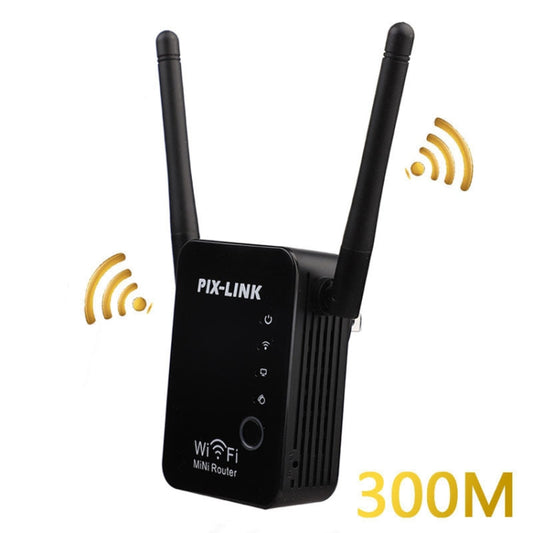 PIX-LINK 2.4G 300Mbps WiFi Signal Amplifier Wireless Router Dual Antenna Repeater(AU Plug) - Broadband Amplifiers by PIX-LINK | Online Shopping South Africa | PMC Jewellery | Buy Now Pay Later Mobicred