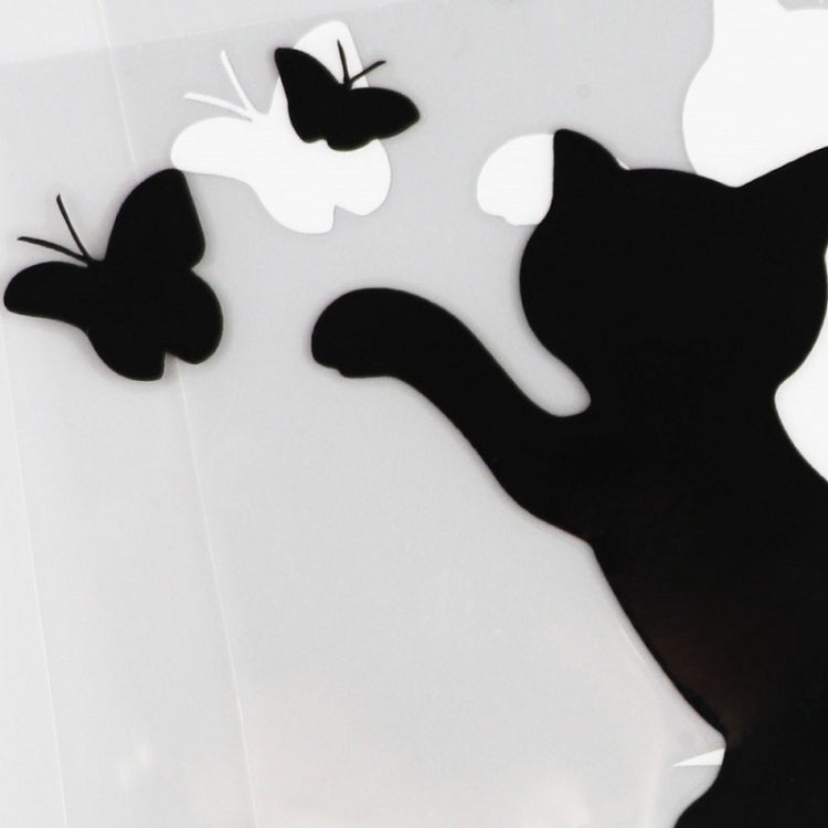 10pcs Disc Cat Reflective Scratch Body Sticker(Whit) - Decorative Sticker by PMC TechLife | Online Shopping South Africa | PMC TechLife | Buy Now Pay Later Mobicred