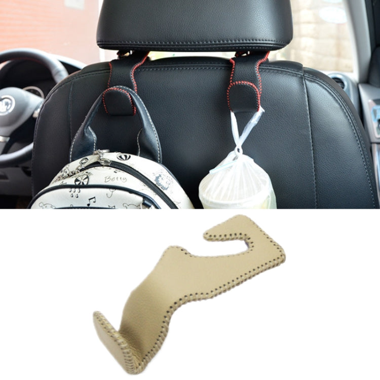 Car Hidden Multi-function Seat Back Seat Small Hook(Beige) - Auto Fastener & Clips by PMC TechLife | Online Shopping South Africa | PMC TechLife | Buy Now Pay Later Mobicred