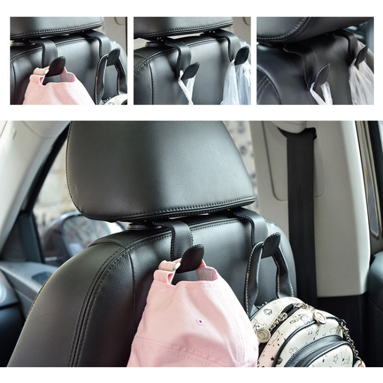 Car Hidden Multi-function Seat Back Seat Small Hook(Black) - Auto Fastener & Clips by PMC TechLife | Online Shopping South Africa | PMC TechLife | Buy Now Pay Later Mobicred