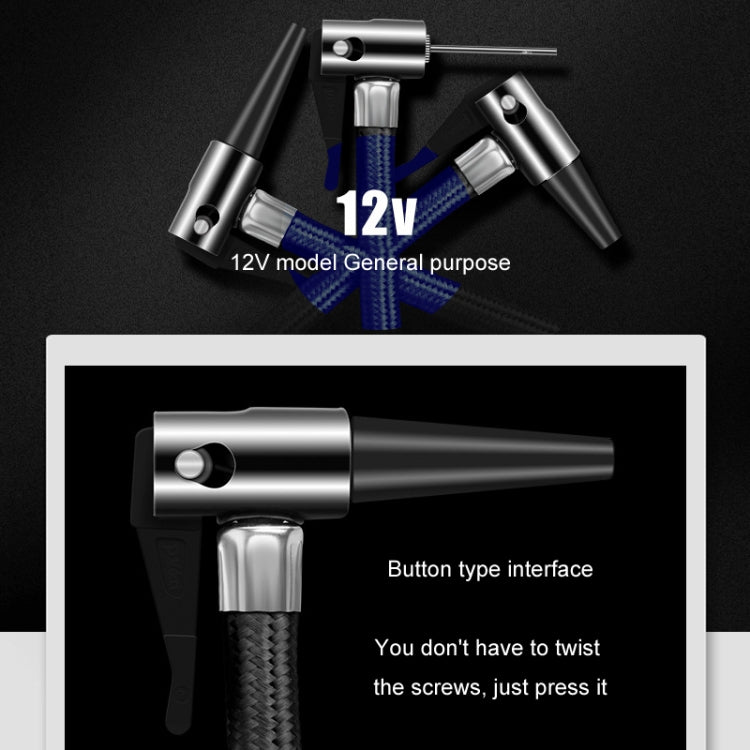 12V Metal Cylinder Smart Digital Display Portable Mini Tire Pump, Specification: No. 30 Manual Shutdown - Inflatable Pump by PMC TechLife | Online Shopping South Africa | PMC TechLife