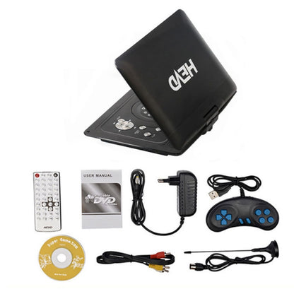 14.1-Inch Screen Portable DVD Player Support USB/SD/AV Input With Gamepad(EU Plug) - DVD & LCD Player by PMC Jewellery | Online Shopping South Africa | PMC Jewellery | Buy Now Pay Later Mobicred