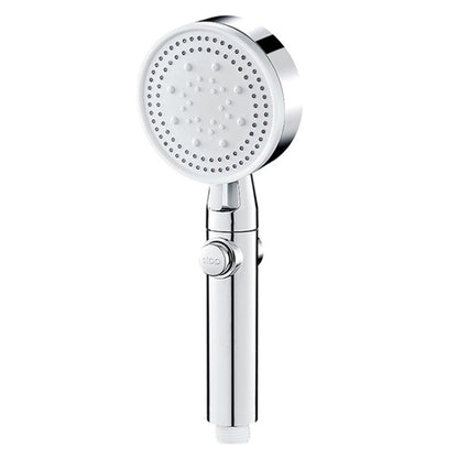 Pressurized Shower Water Heater Handheld Multifunction 6-speed Nozzle, Color: Silver - Shower Head by PMC Jewellery | Online Shopping South Africa | PMC Jewellery