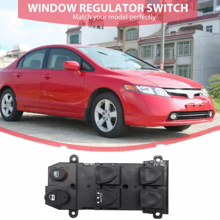 For 2006-2010 Honda Civic Electric Window Switch Button Replacement Kit(35750-SNV-H52) - Car Switches by PMc TechLife | Online Shopping South Africa | PMc TechLife | Buy Now Pay Later Mobicred