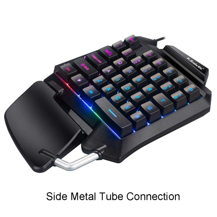 K-Snake G92 Single Small Keyboard Mobile Games Luminous Robotic Machine Sensory Game Keyboard(Black) - Mini Keyboard by K-Snake | Online Shopping South Africa | PMC Jewellery | Buy Now Pay Later Mobicred