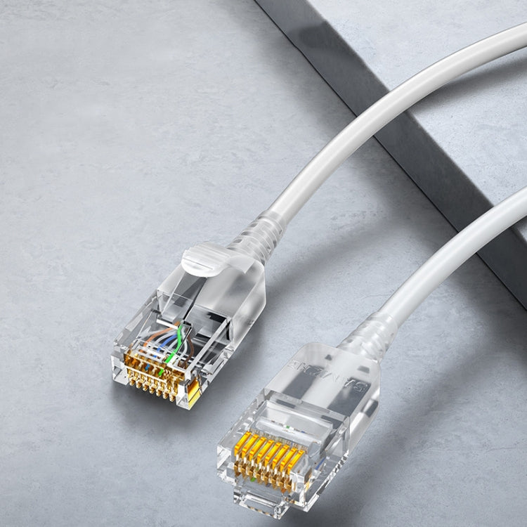 SAMZHE Cat6A Ethernet Cable UTP Network Patch Cable 15m(White) - free shipping - PMC Jewellery - Order now!