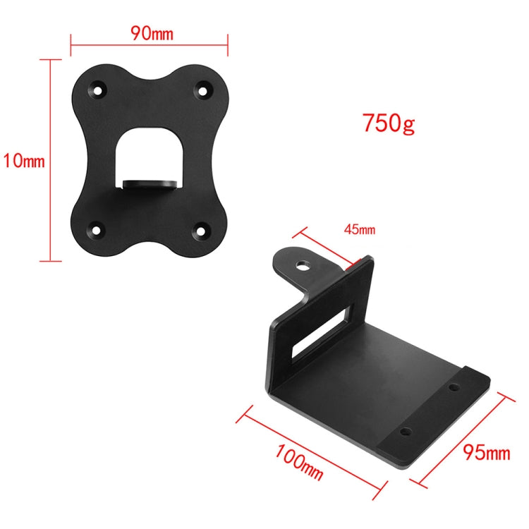 For SONOS Era300 WiFi Wireless Bluetooth Speaker Metal Wall Hanging Bracket(Black) - Speaker Bracket by PMC Jewellery | Online Shopping South Africa | PMC Jewellery