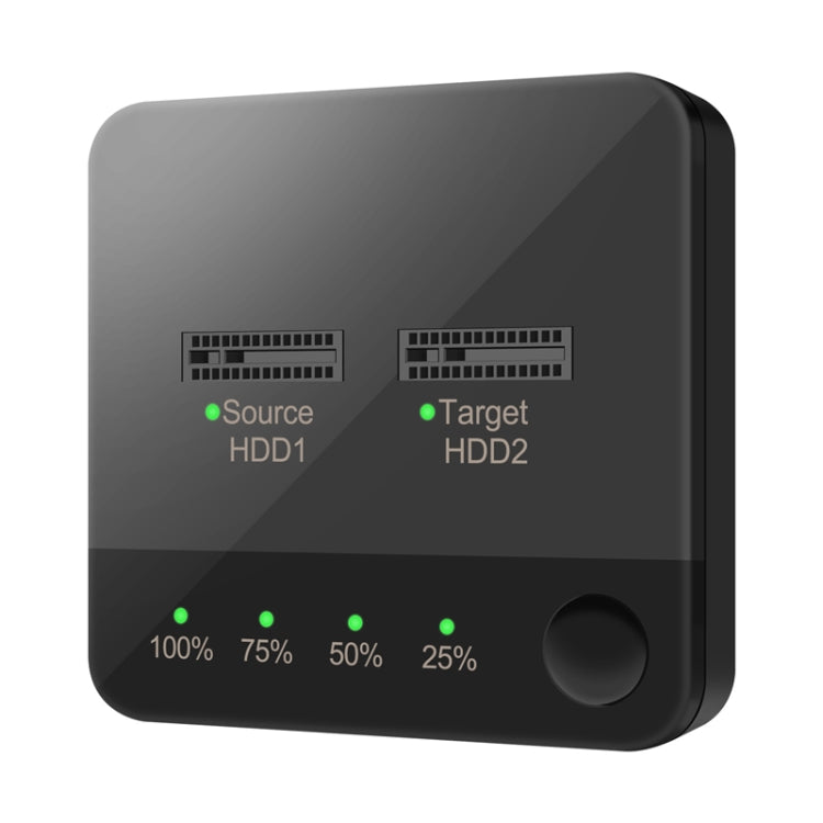 M.2 SATA Hard Disk Duplicator Solid State Drive SSD Mobile Hard Drive Enclosure(Black) - HDD Enclosure by PMC TechLife | Online Shopping South Africa | PMC TechLife | Buy Now Pay Later Mobicred