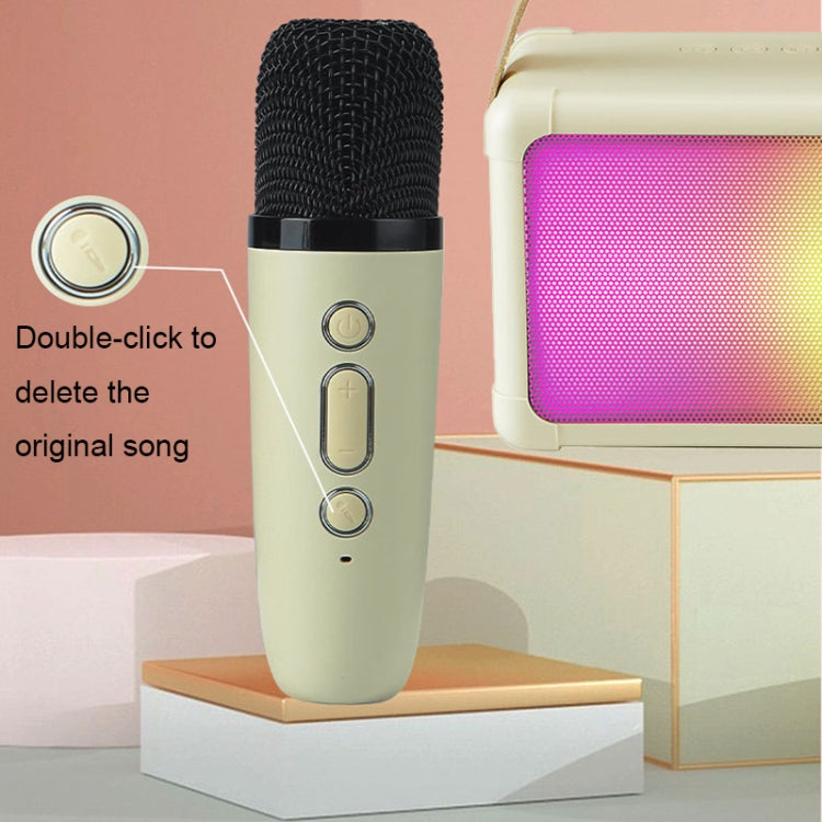 Portable RGB Lighting Effect Bluetooth Speaker Home Mini Karaoke Audio, Style: Single Microphone+Speaker(Pink) - Microphone by PMC Jewellery | Online Shopping South Africa | PMC Jewellery | Buy Now Pay Later Mobicred