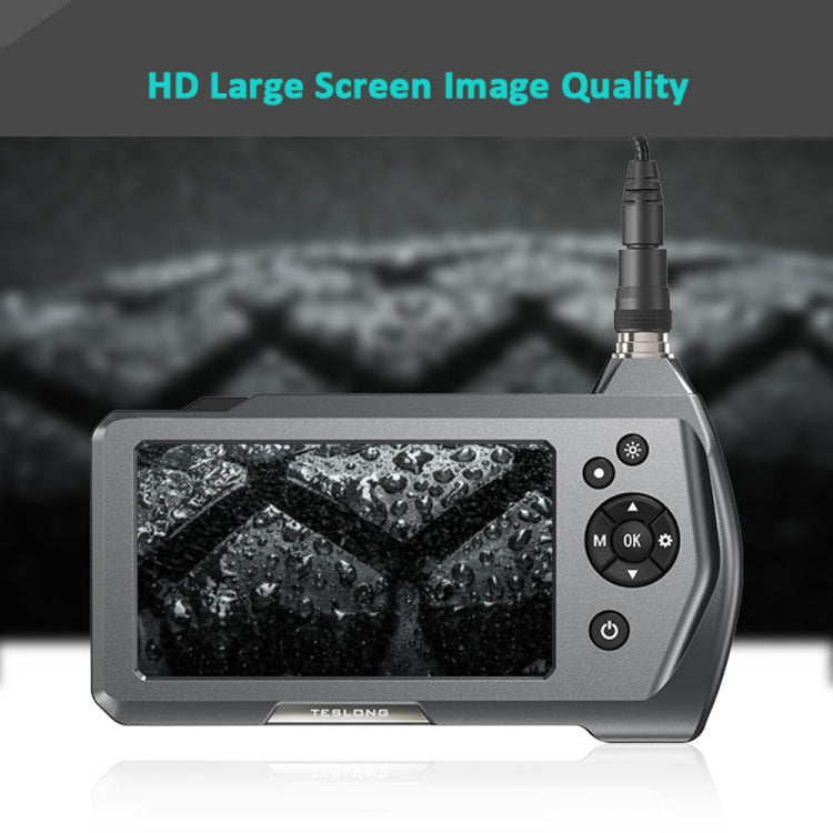 TESLONG NTS450A 4.5-inch Screen Industrial Handheld Endoscope with Light, Speci: 7.6mm Lens-3m - free shipping - PMC TechLife - Order now!