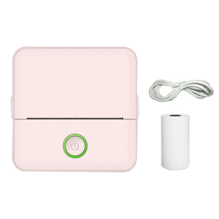 X6 200DPI Student Homework Printer Bluetooth Inkless Pocket Printer Pink Printer Paper x1 - free shipping - PMC TechLife - Order now!