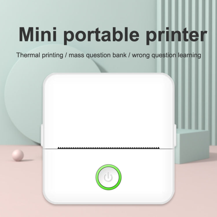 X6 200DPI Student Homework Printer Bluetooth Inkless Pocket Printer Pink 5 Printer Paper+5 Stickers - Printer by PMC TechLife | Online Shopping South Africa | PMC TechLife | Buy Now Pay Later Mobicred