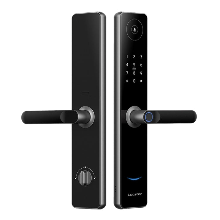A60 Smart Fingerprint Password Door Lock With Doorbell, Spec: Basic Version Gray - Door Lock by PMc TechLife | Online Shopping South Africa | PMc TechLife | Buy Now Pay Later Mobicred
