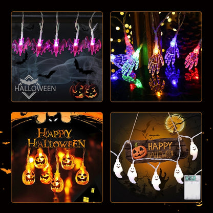 Colorful 3m 20LEDs Halloween LED Cartoon Atmosphere Decorative Light String(Little Ghost Hand) - Decoration Lamps by PMC Jewellery | Online Shopping South Africa | PMC Jewellery