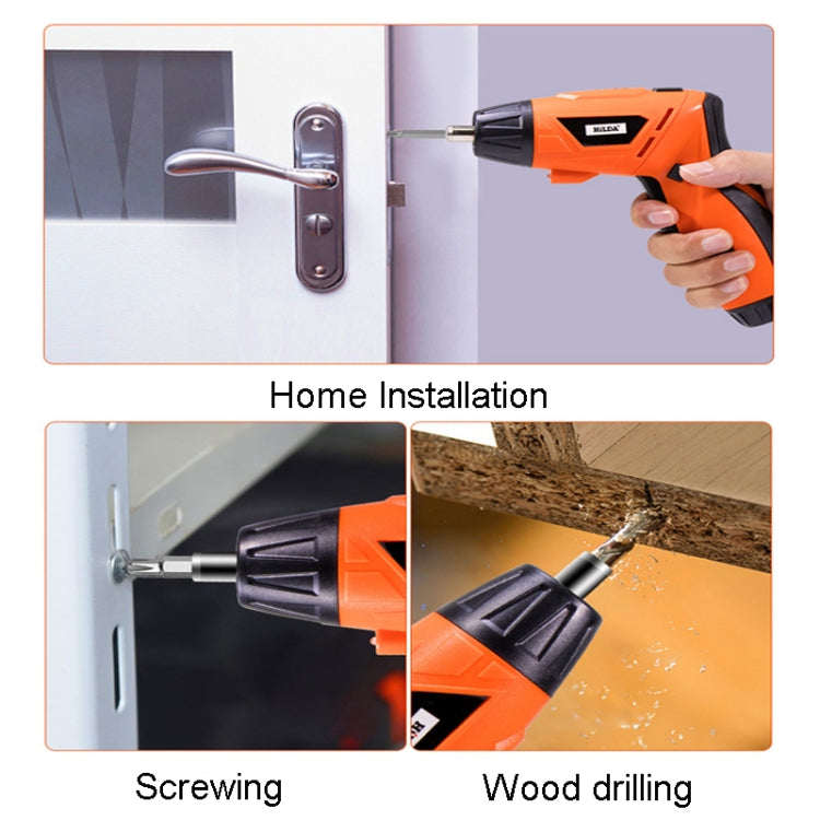 HILDA Multi-Function Li-Ion Screwdriver Mini Screwdriver Set(Black) - Screws by HILDA | Online Shopping South Africa | PMc TechLife | Buy Now Pay Later Mobicred