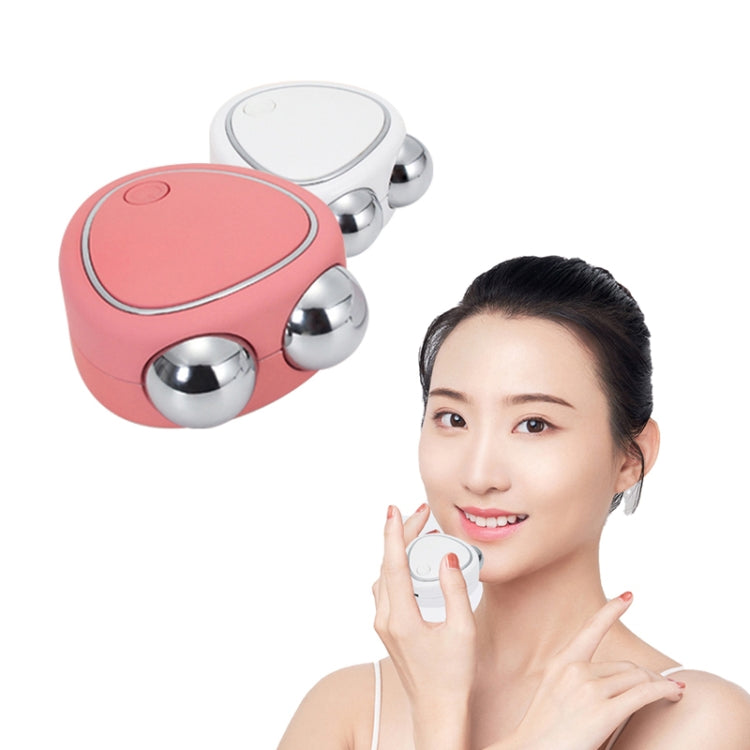 Mini Micro-Current Beauty Instrument Facial Lift Rejuvenating Device Massage Slimming Machine, Style: Acrylic Package(White) - Beauty Instrument by PMC Jewellery | Online Shopping South Africa | PMC Jewellery