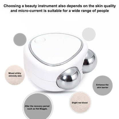 Mini Micro-Current Beauty Instrument Facial Lift Rejuvenating Device Massage Slimming Machine, Style: Acrylic Package(White) - Beauty Instrument by PMC Jewellery | Online Shopping South Africa | PMC Jewellery