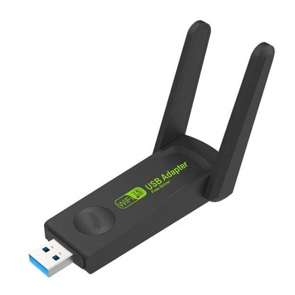 1300Mbps Wireless Network Card Gigabit Dual Band 5G Driverless Computer USB Network Card, Scope: 600m - USB Network Adapter by PMC Jewellery | Online Shopping South Africa | PMC Jewellery