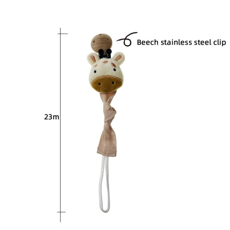 Animal Head Pacifier Chain Newborn Pacifier Clip, Style: Gray Star - Cups & Silicone Nipple by PMC Jewellery | Online Shopping South Africa | PMC Jewellery | Buy Now Pay Later Mobicred