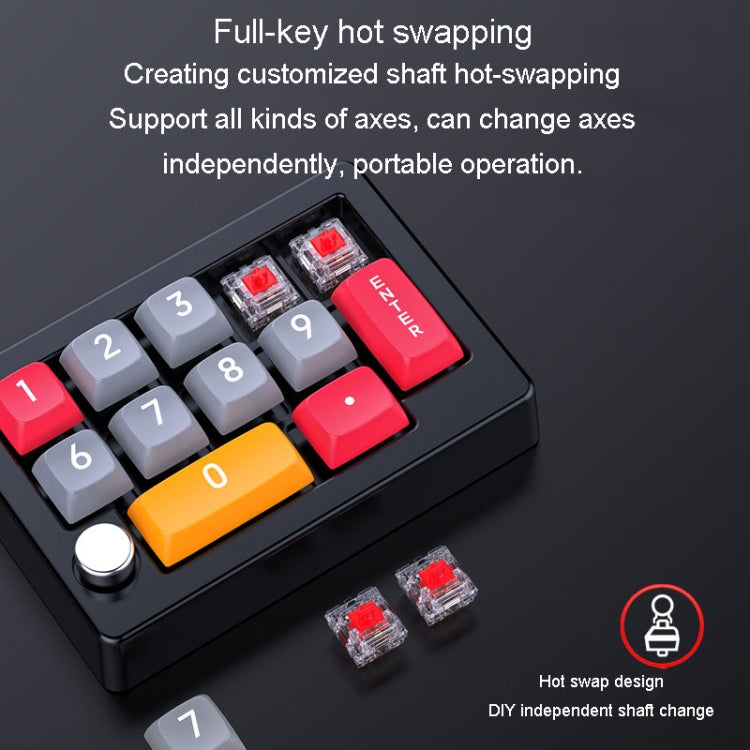 MKESPN 13 Keys RGB Multi-Function Macro Programming Mechanical Keypad Wired With Knob Keyboard(Black) - Mini Keyboard by MKESPN | Online Shopping South Africa | PMC TechLife | Buy Now Pay Later Mobicred