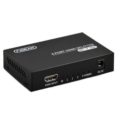 FJGEAR FJ-SM4K104 HD Audio/Video Splitter HDMI 1 In 4 Splitter(EU Plug) - Splitter by FJGEAR | Online Shopping South Africa | PMC Jewellery | Buy Now Pay Later Mobicred