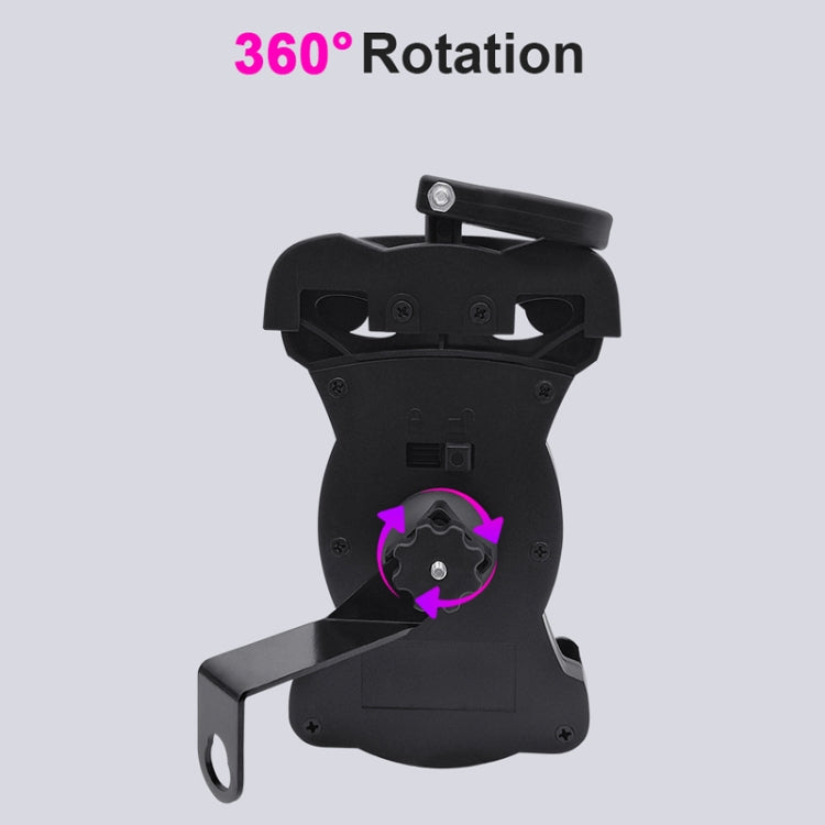 Motorcycle Sunshade Rainproof Mobile Phone Holder, Shape: Charging Handlebar Holder 18W (QC3.0) - Holder by PMC TechLife | Online Shopping South Africa | PMC TechLife | Buy Now Pay Later Mobicred