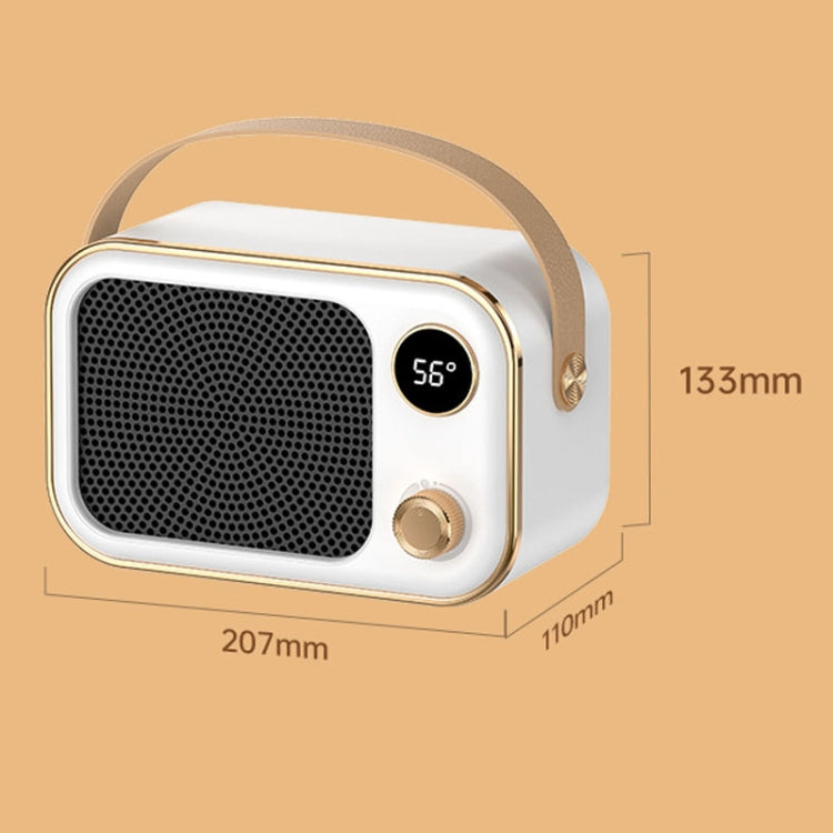 1200W Electric Heater Winter Hand Warmer with Screen Display,EU Plug(Mint Green) - Electric Heaters by PMC TechLife | Online Shopping South Africa | PMC TechLife | Buy Now Pay Later Mobicred