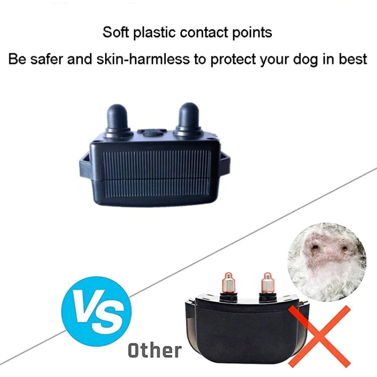 800m Remote Control Dog Trainer Stop Barker Electrical Shock Vibration Pet Collar(Black) - Training Aids by PMC TechLife | Online Shopping South Africa | PMC TechLife | Buy Now Pay Later Mobicred