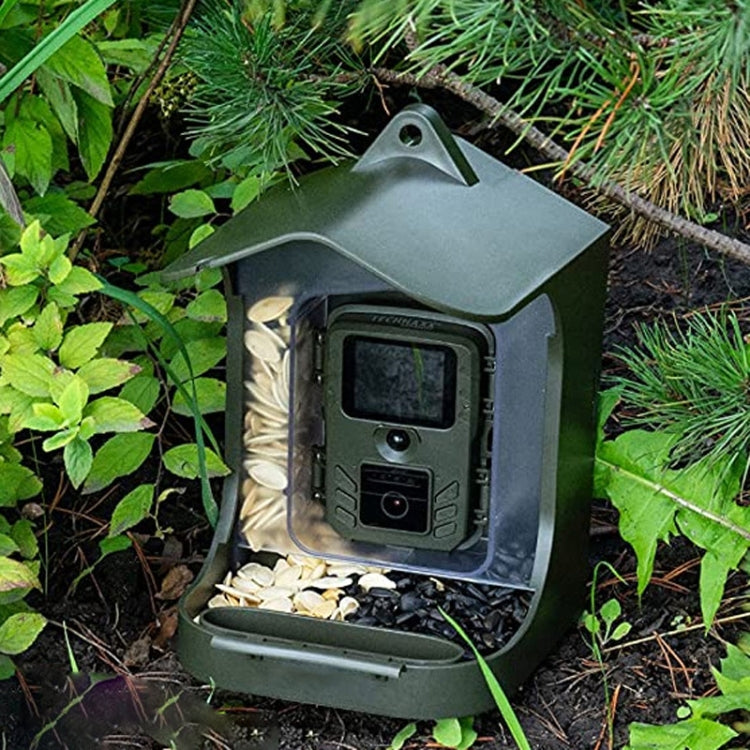 BC303 Bird Feeder Outdoor Trail Camera Bird Watching Camera With Motion Sensor(Army Green) - Hunting Cameras by PMC TechLife | Online Shopping South Africa | PMC TechLife