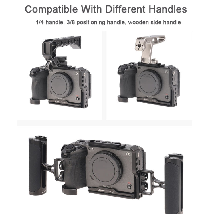 For Sony FX30 FX3 Camera JLWIN Protection Cage Stabilizer Rig, Spec: Rabbit Cage + Top Board - free shipping - PMC TechLife - Order now!