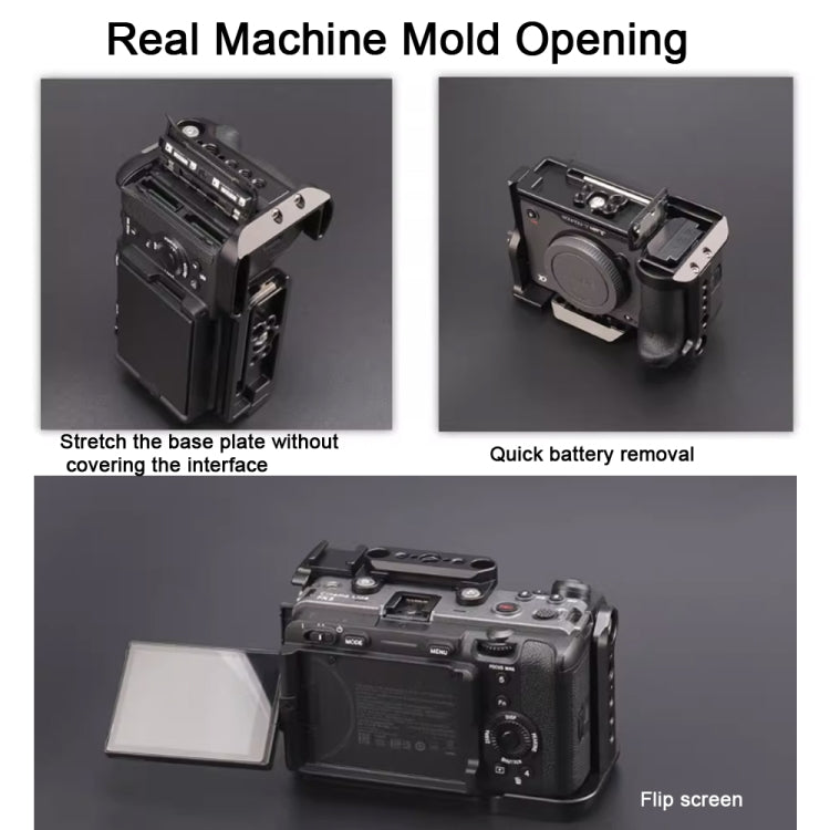 For Sony FX30 FX3 Camera JLWIN Protection Cage Stabilizer Rig, Spec: Only Rabbit Cage - free shipping - PMC TechLife - Order now!